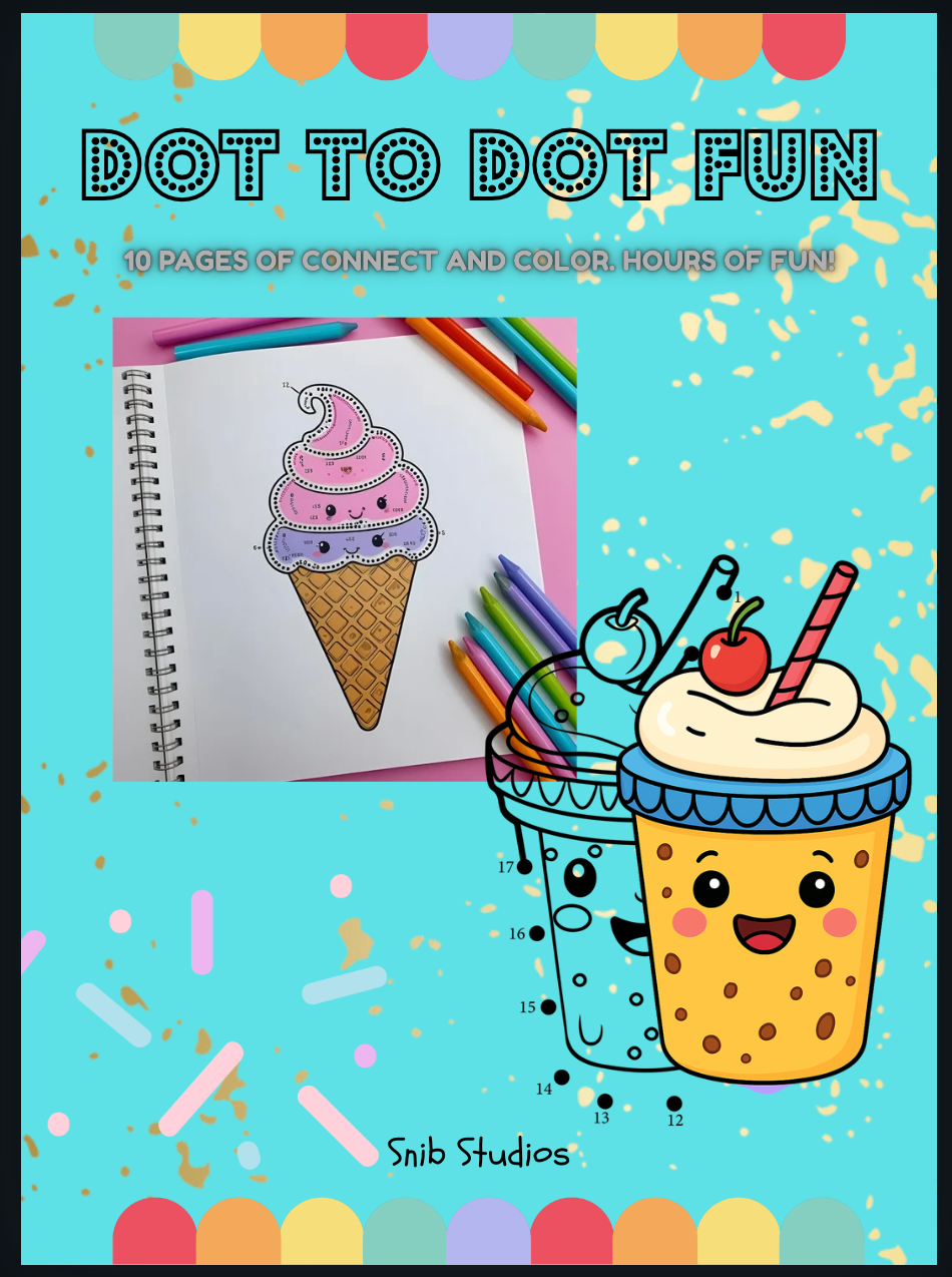Dot To Dot and Color Desserts (Digital Download)